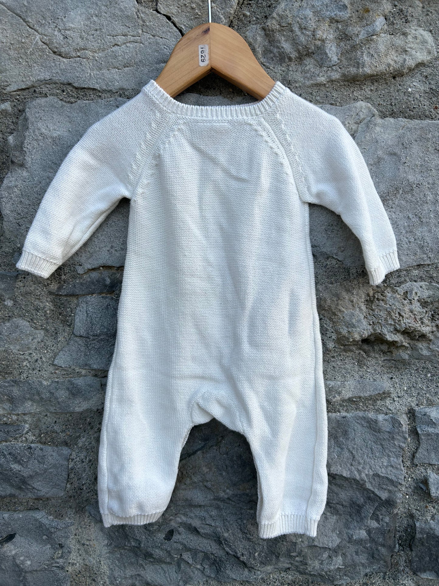 White knitted onesie  Newborn (50-56cm)