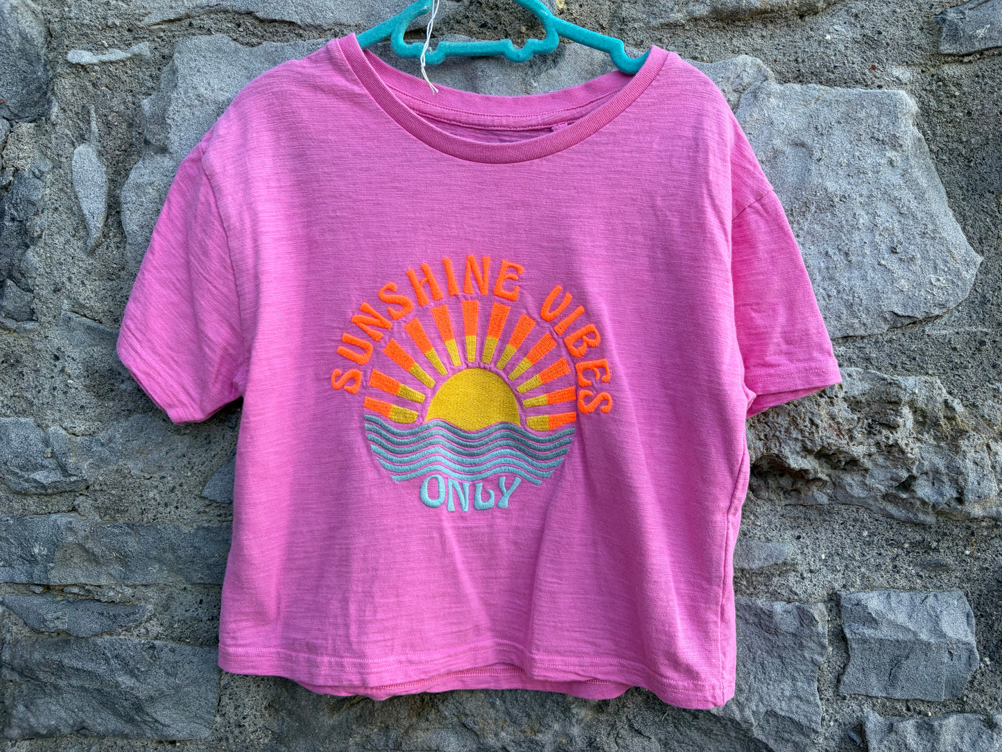 Sunshine vibes cropped T-shirt  6-7y (116-122cm)