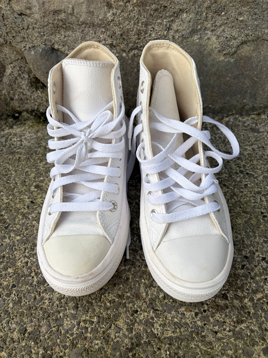 White chunk high-top sneakers  uk 3 (eu 35)