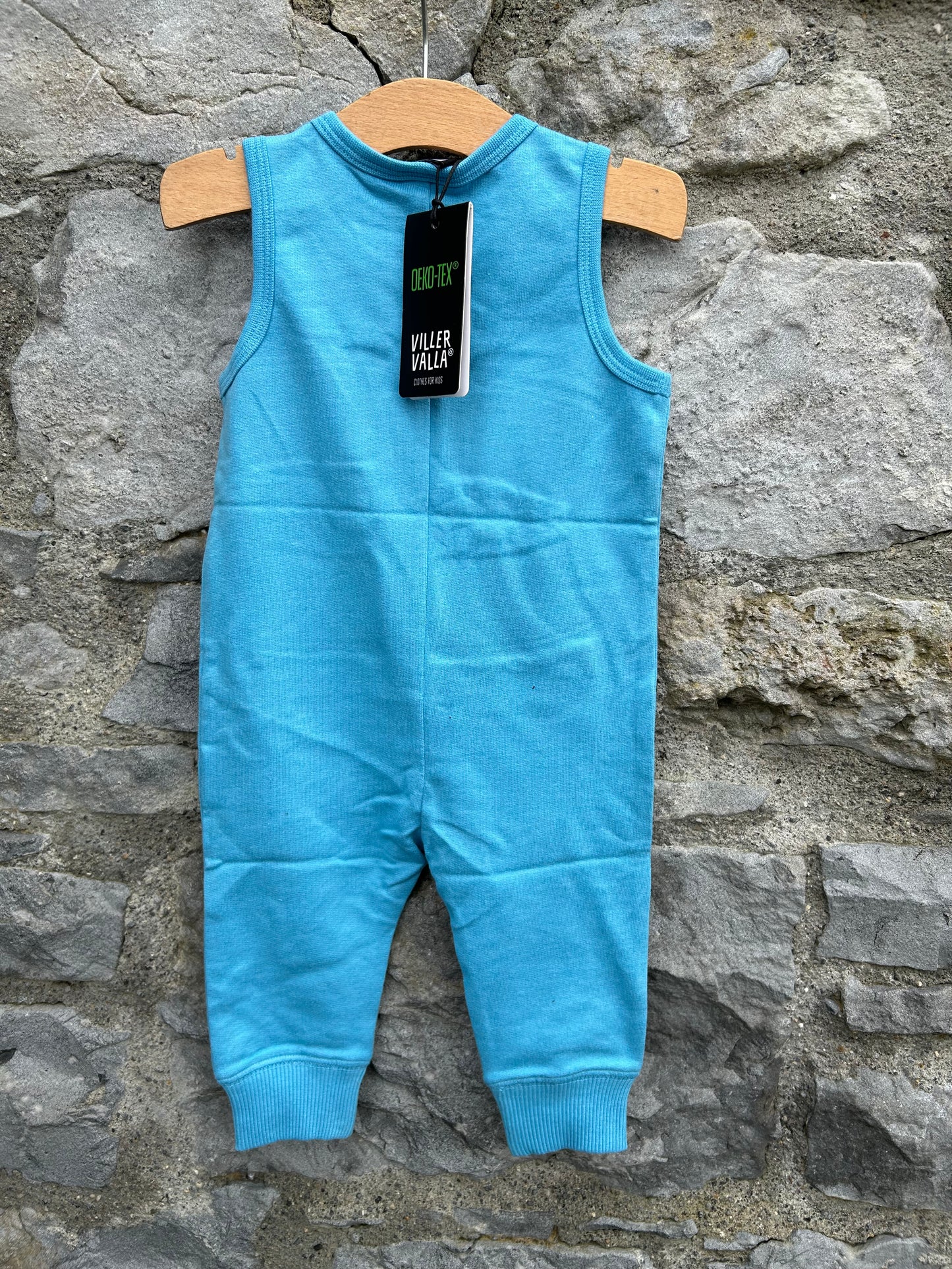 Aqua dungarees   6m (68cm)