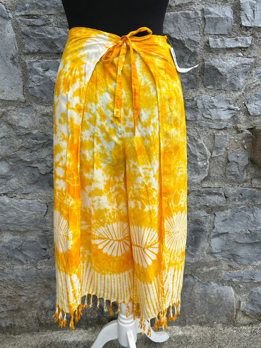 Yellow boho pants uk 8-10