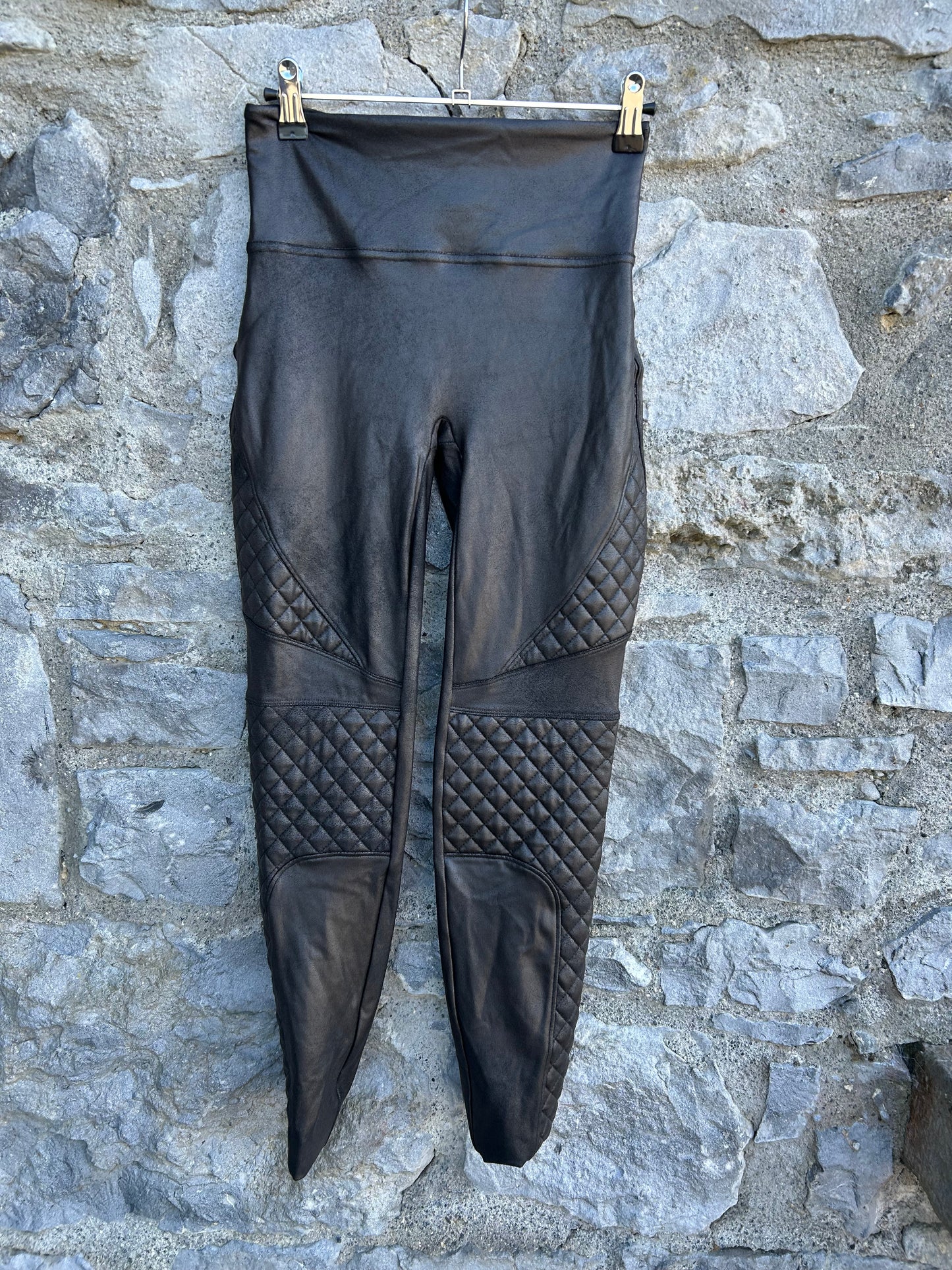 Faux Leather Moto Leggings uk 8-10
