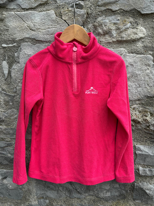 Pink fleece 7-8y (122-128cm)