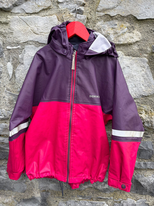 Pink&purple raincoat  6-7y (116-122cm)