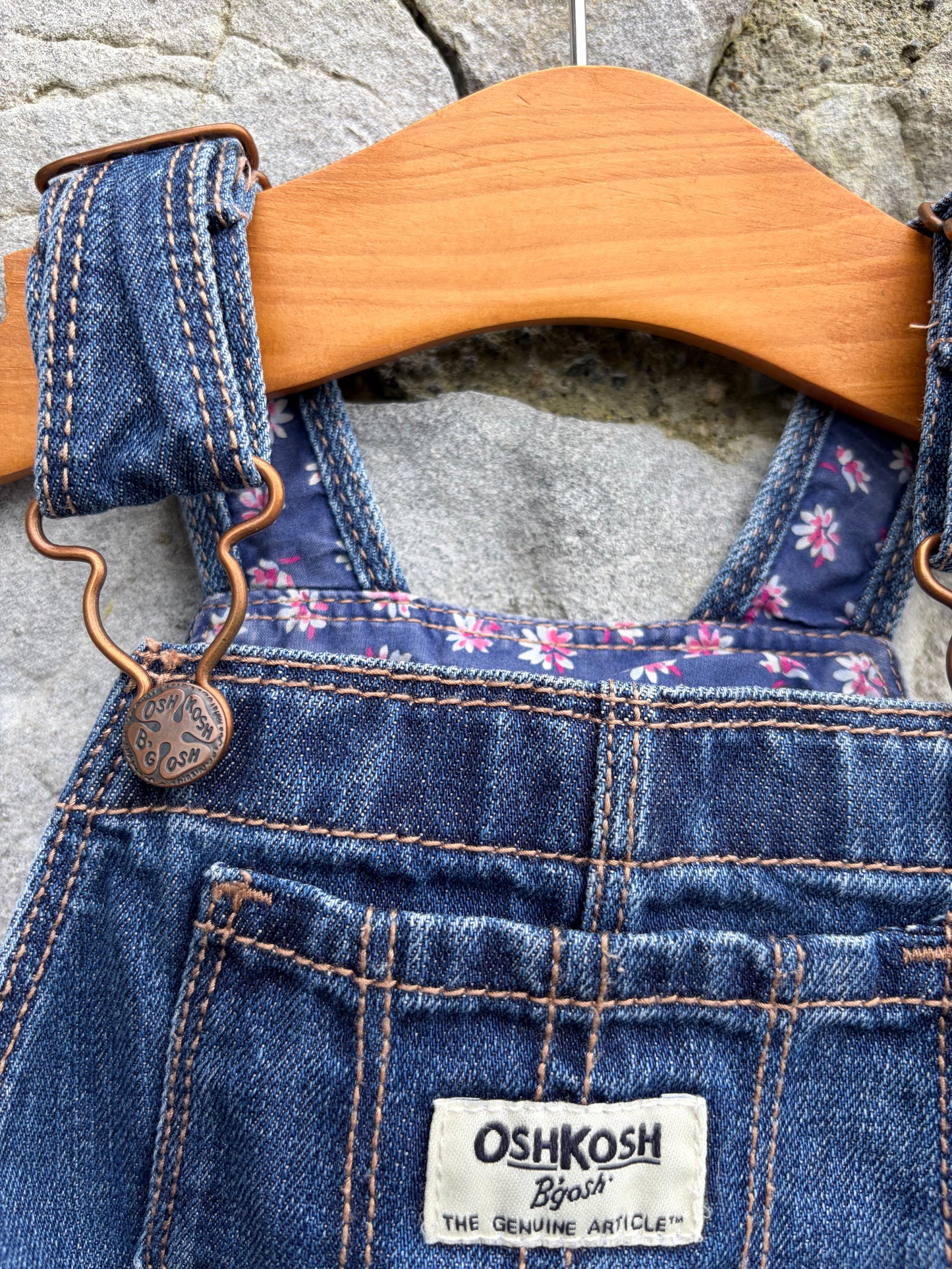 Y2K denim dungarees 12-18m (80-86cm)