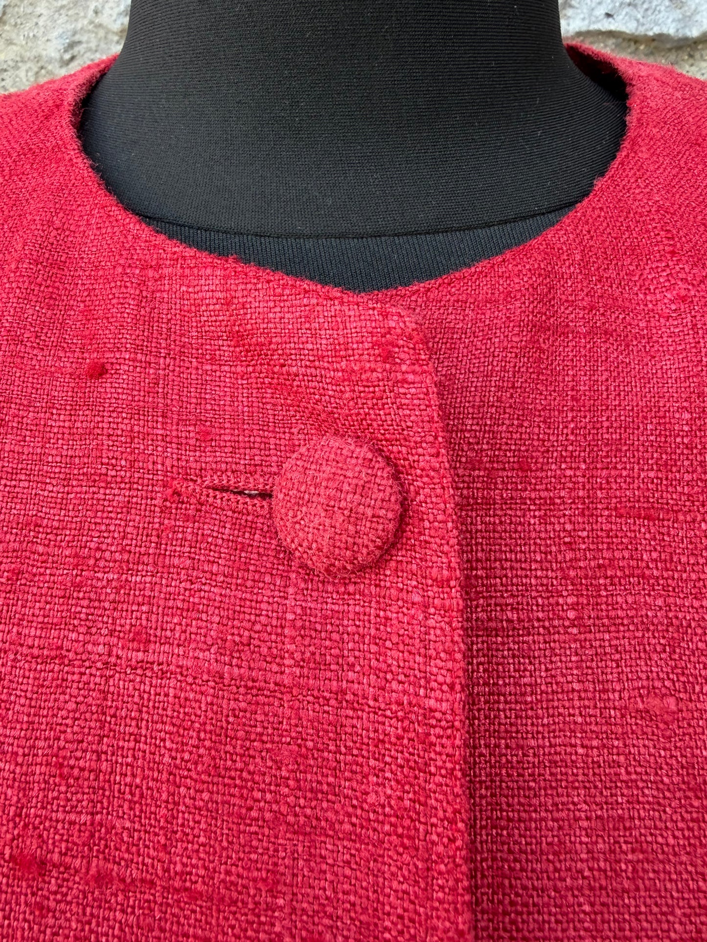 90s red jacket uk 10-12