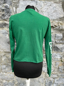 Green cropped top uk 6-8