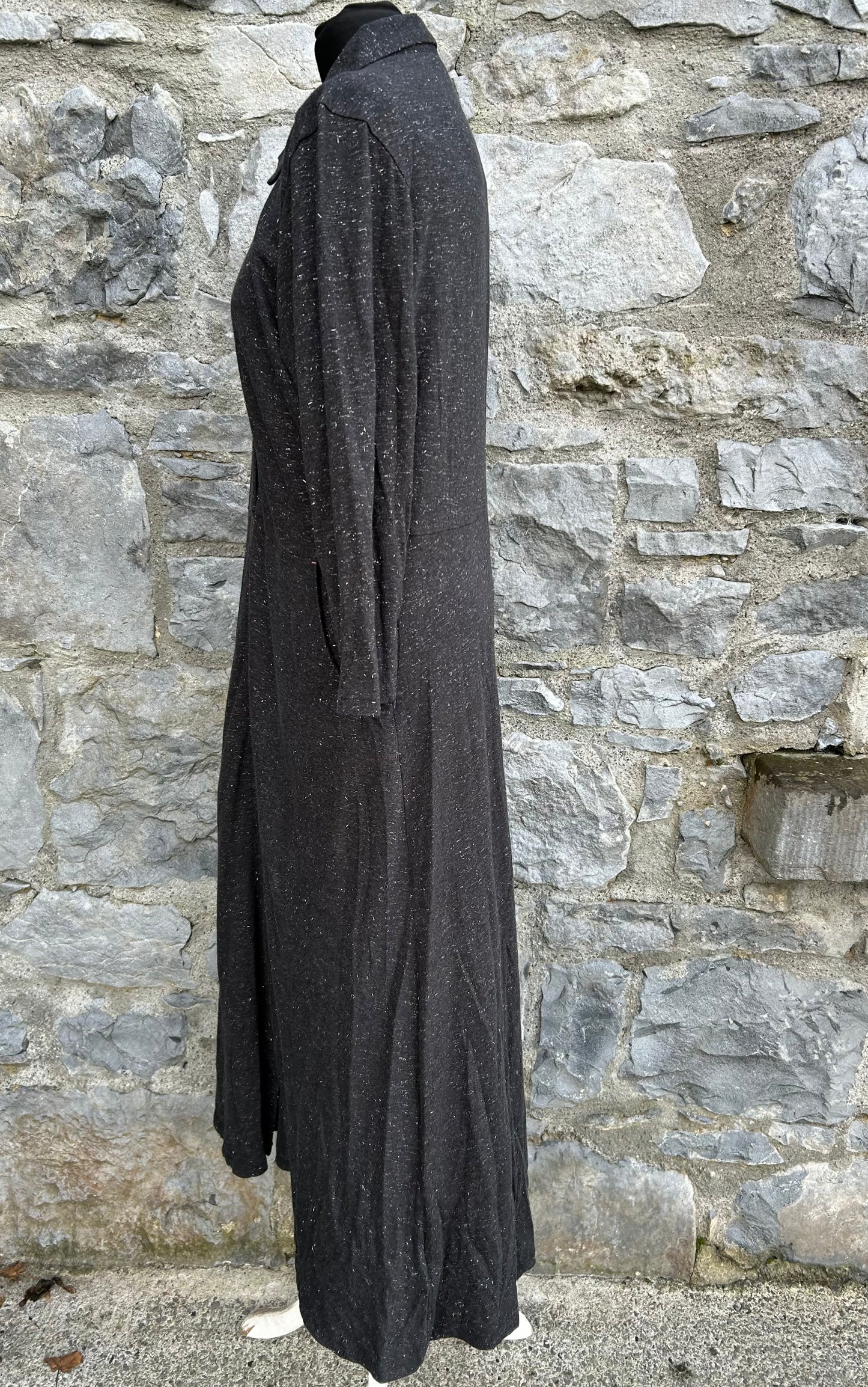 Silver tread charcoal dress uk 14