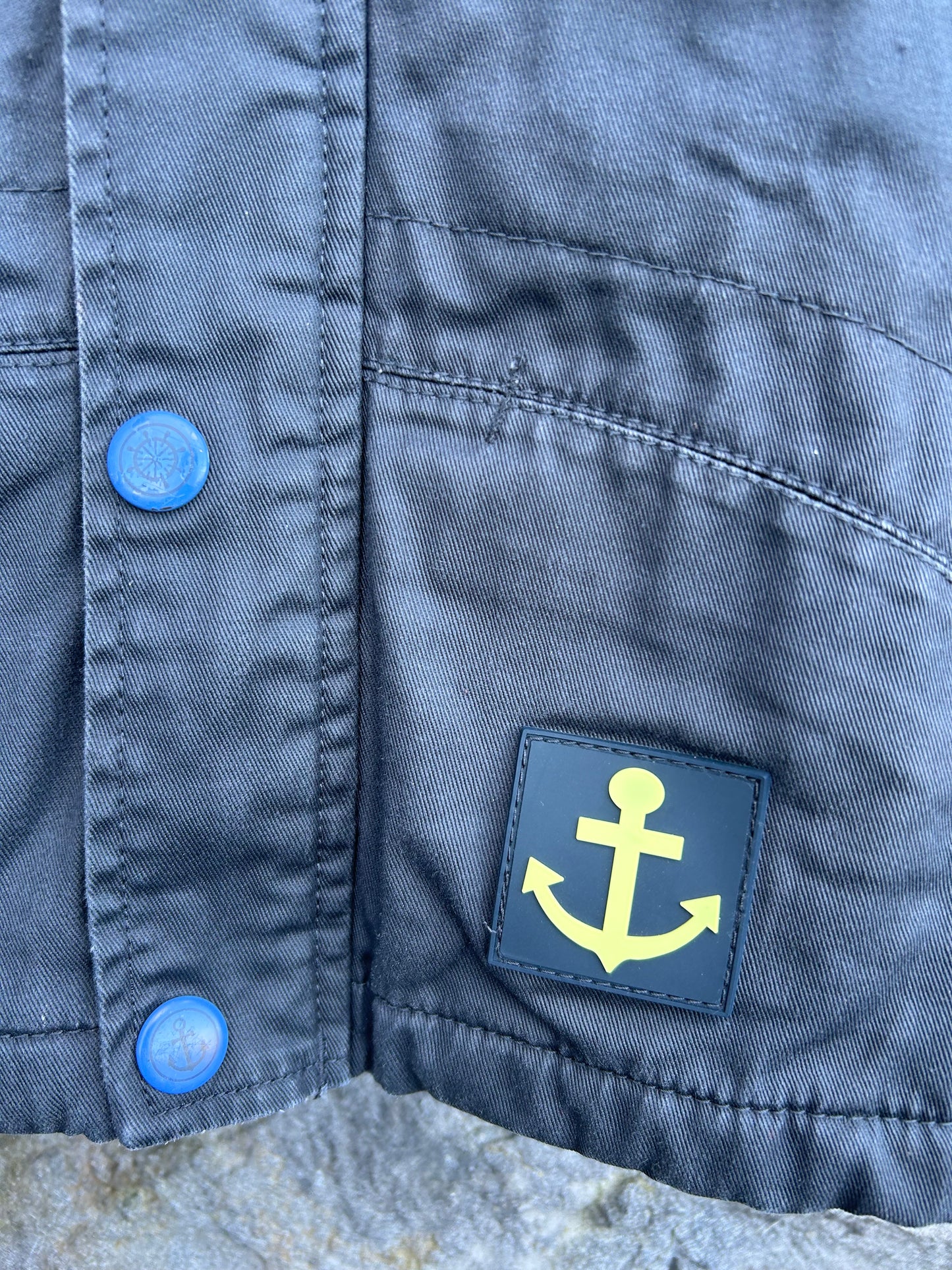 Navy sailing jacket  9-12m (74-80cm)