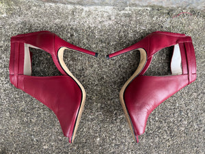 Maroon heels  uk 4 (eu 37)