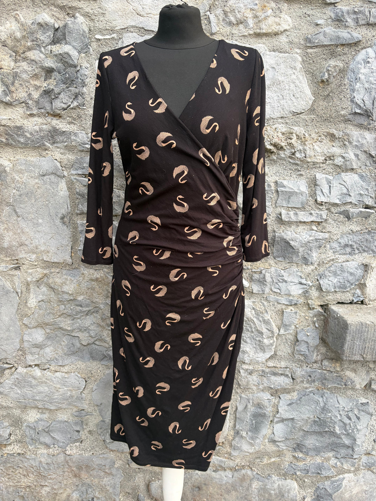 Swans black dress uk 14