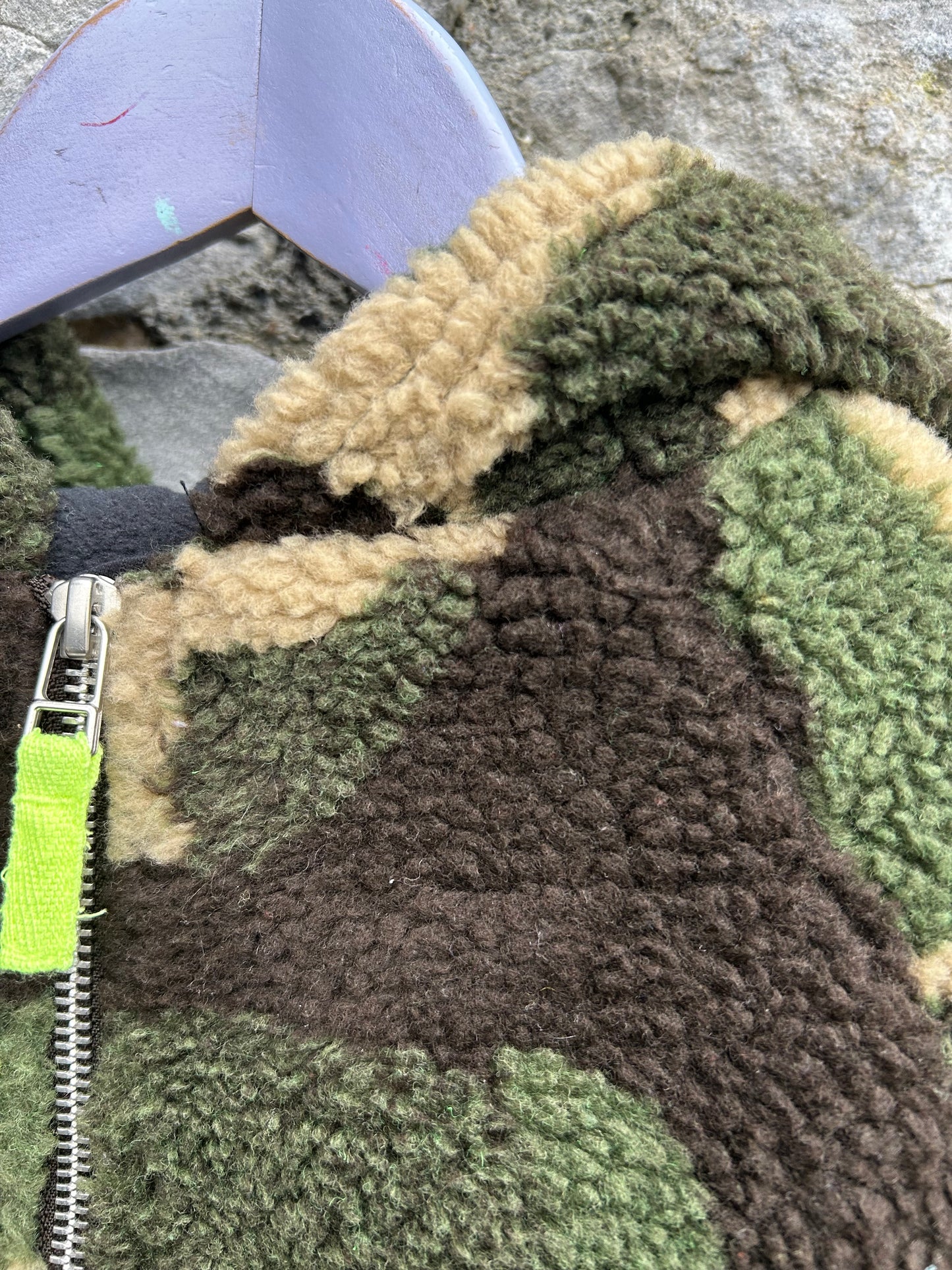 Camouflage thick fleece  7-8y (122-128cm)