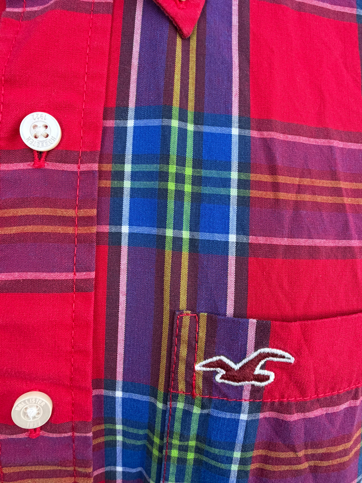 Red&blue check shirt Large