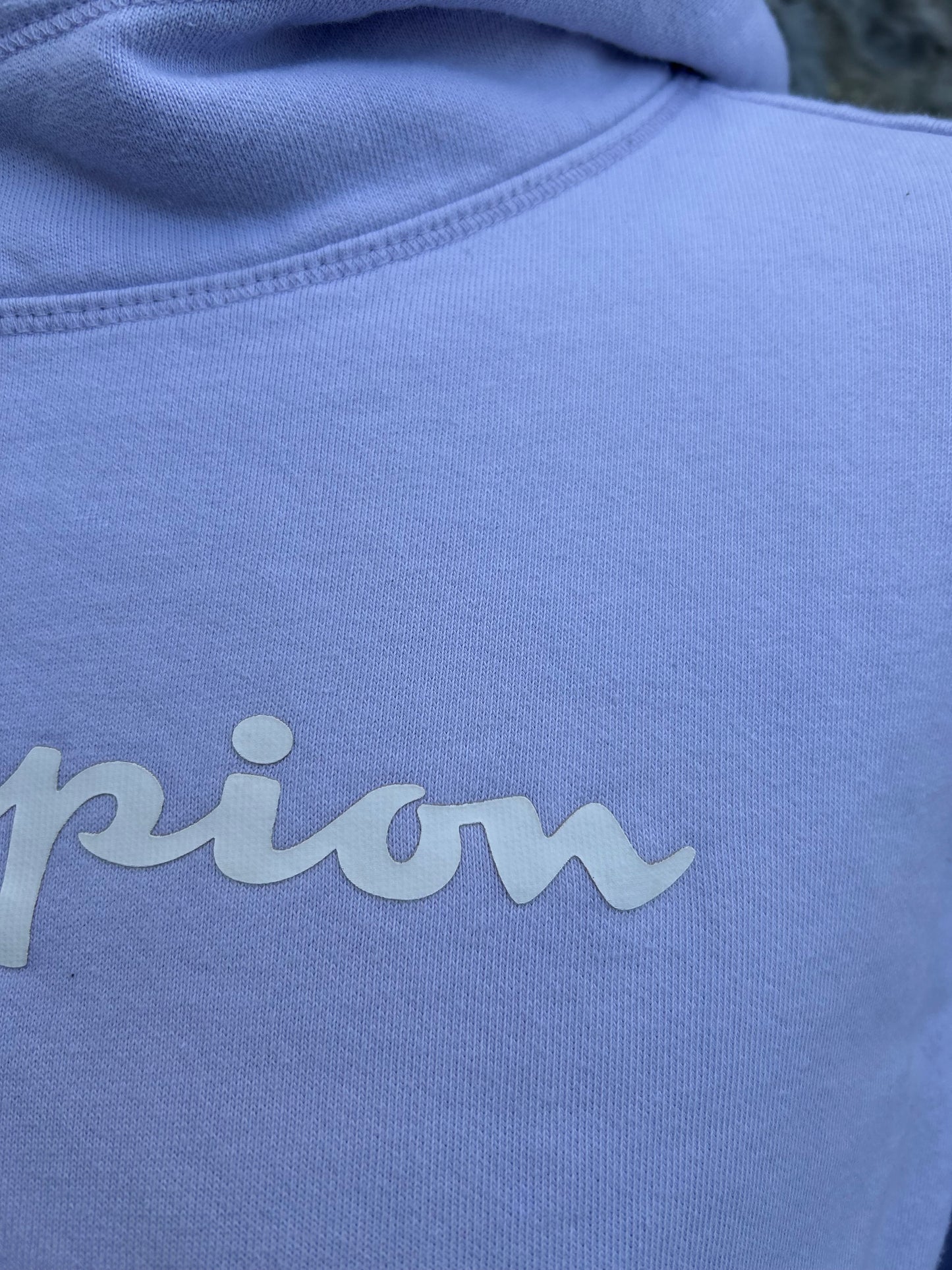 Lilac cropped hoodie uk 6-8