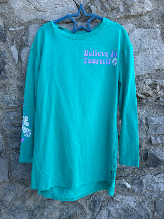 Believe green top  9-10y (134-140cm)