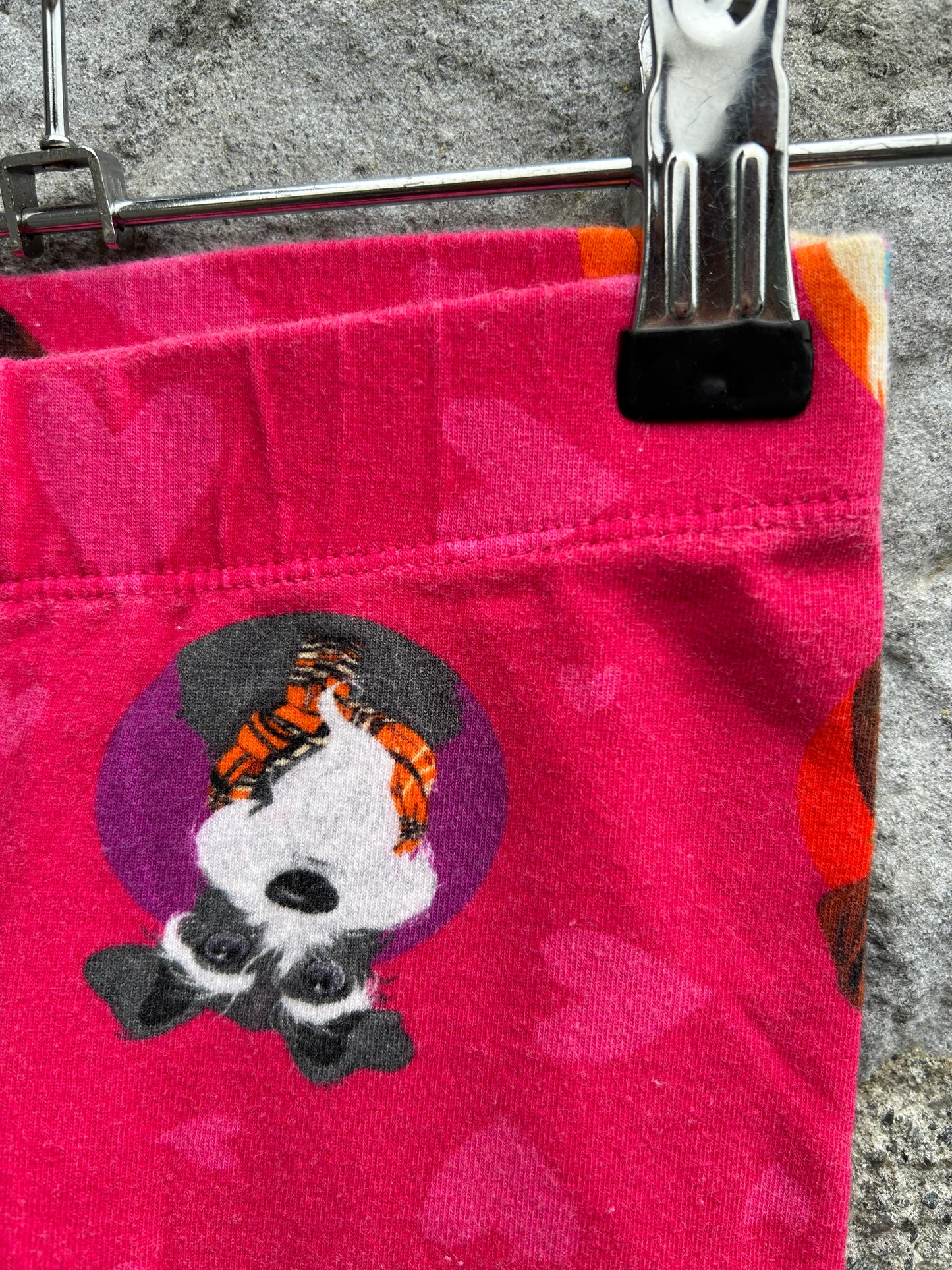 Doggies pink top&leggings 3-4y (98-104cm)