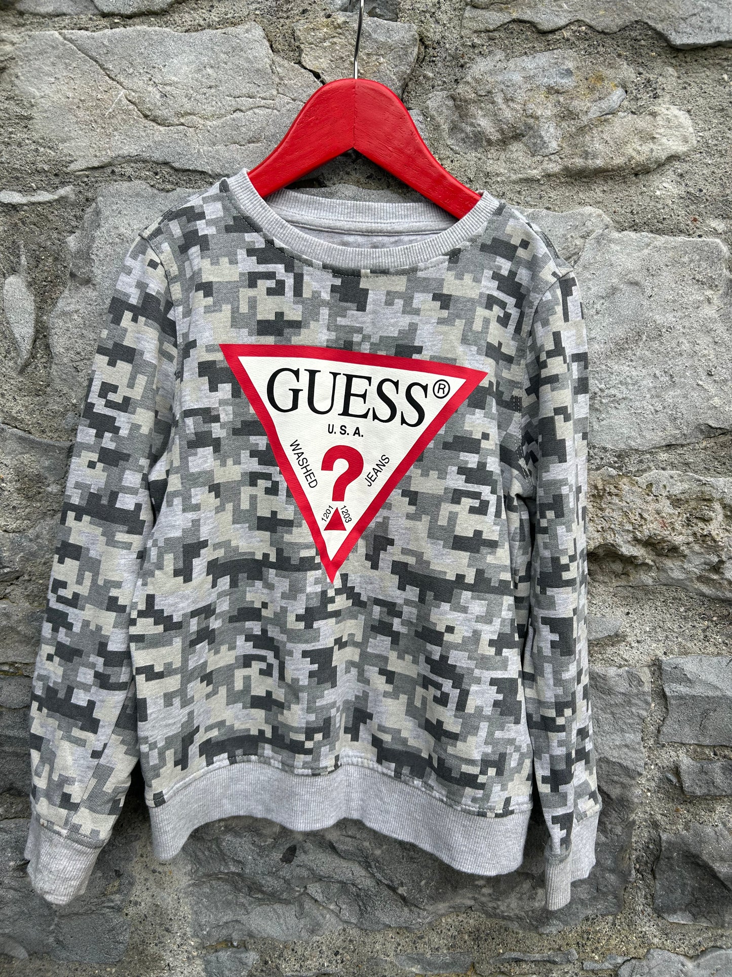 Grey logo sweatshirt  7-8y (122-128cm)