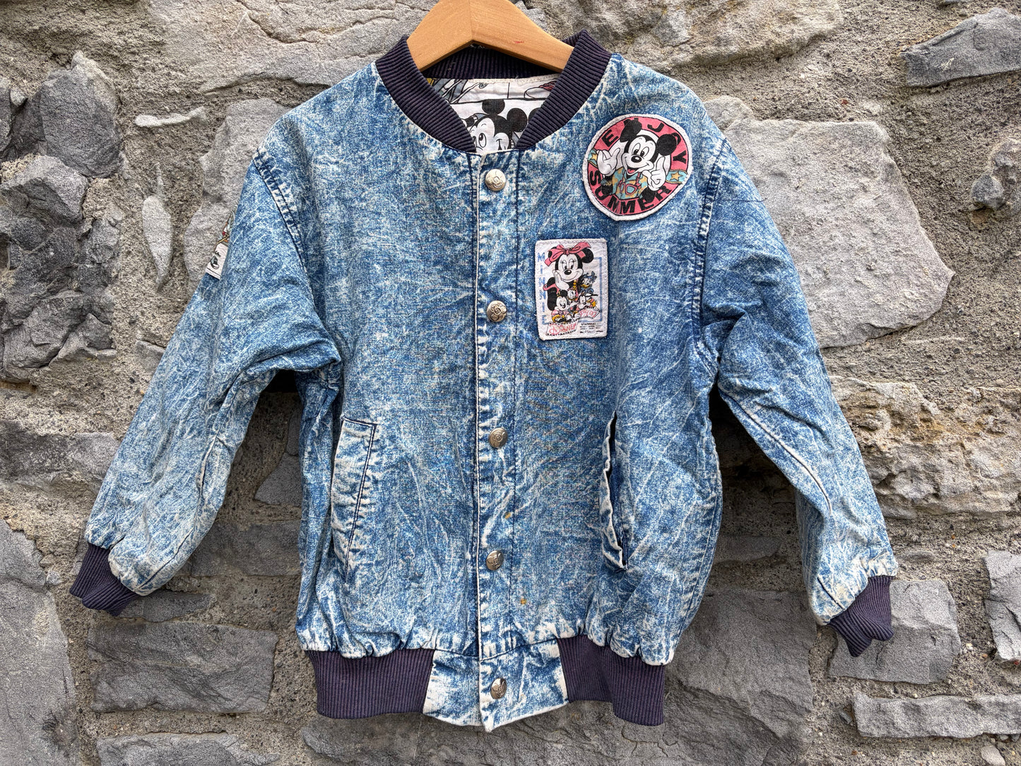80s Mickey Mouse reversible jacket  5y (110cm)