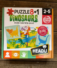 Load image into Gallery viewer, Puzzle 8+1 Dinosaurs

