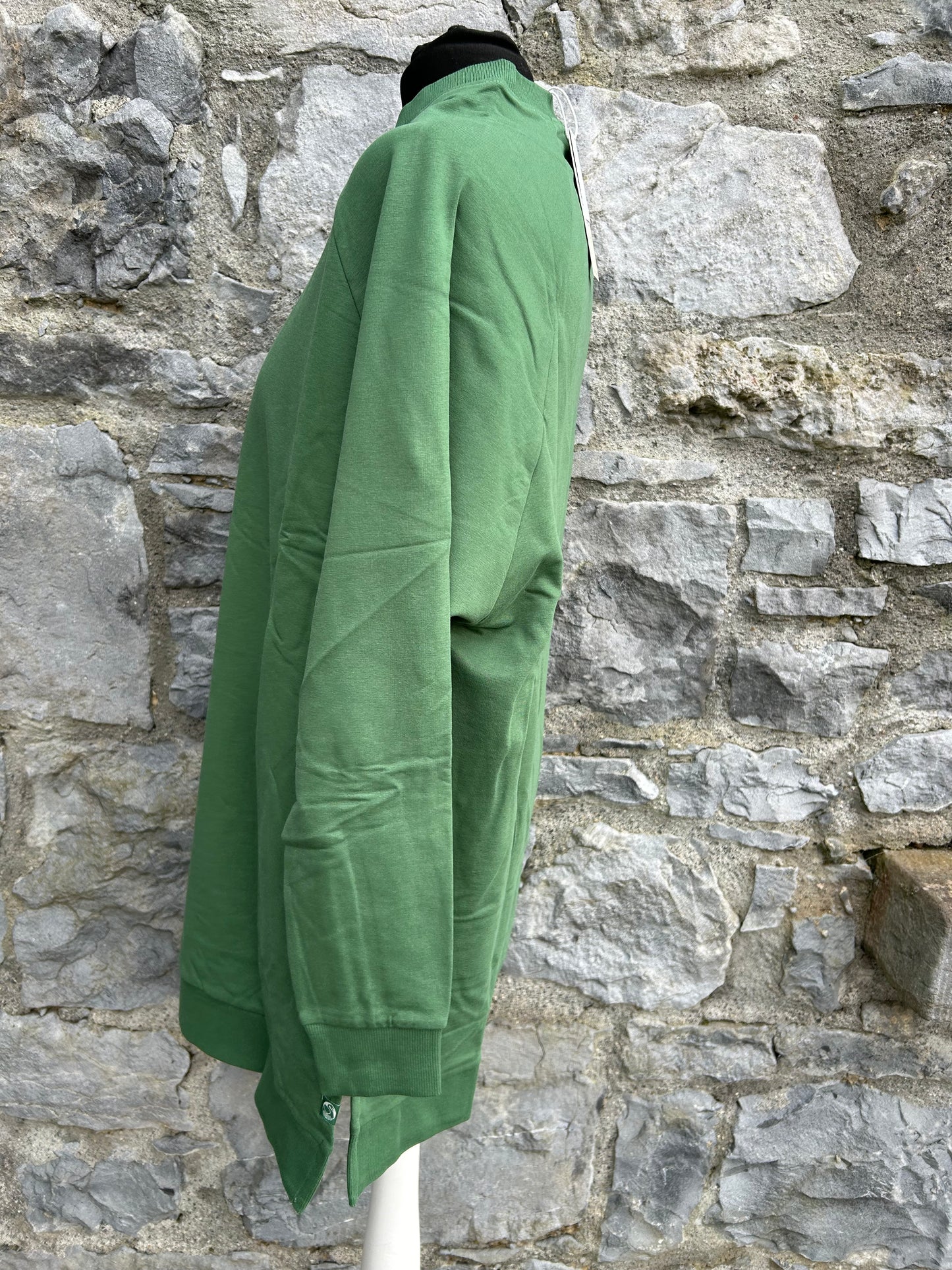 Green long sweatshirt uk 10-12