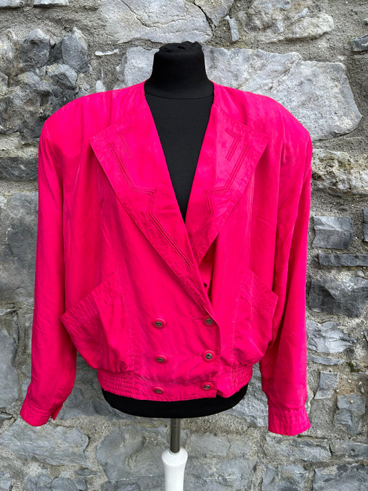 80s pink light jacket uk 12-14