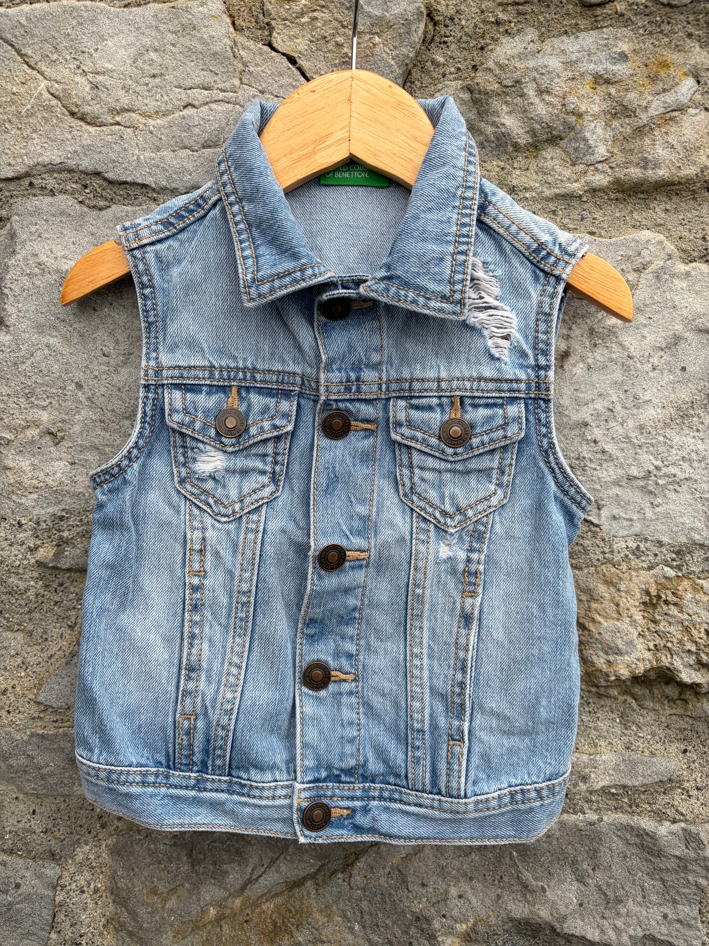 Denim gilet 3-4y (98-104cm)