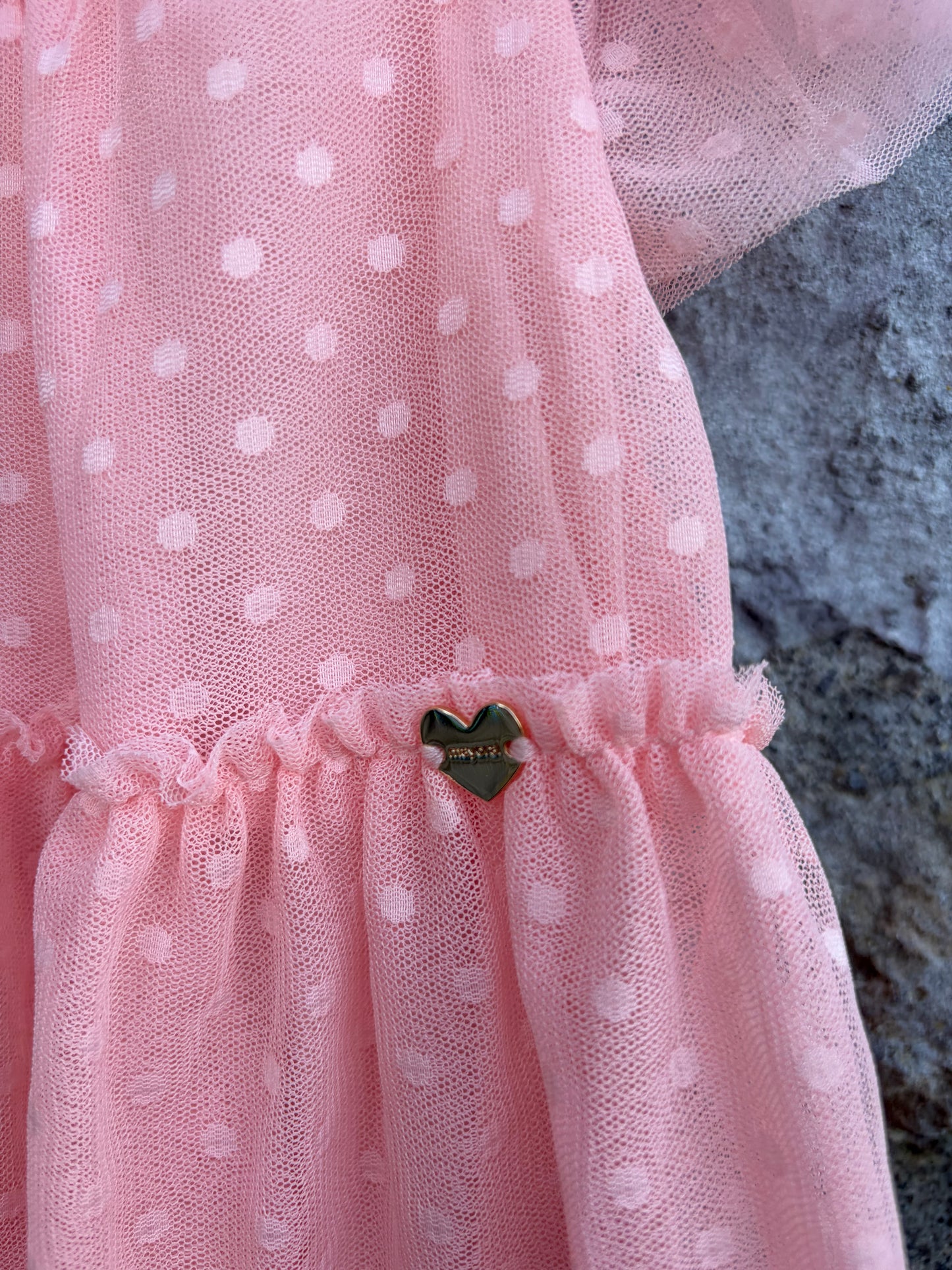 Pink tulle dress  9-12m (74-80cm)