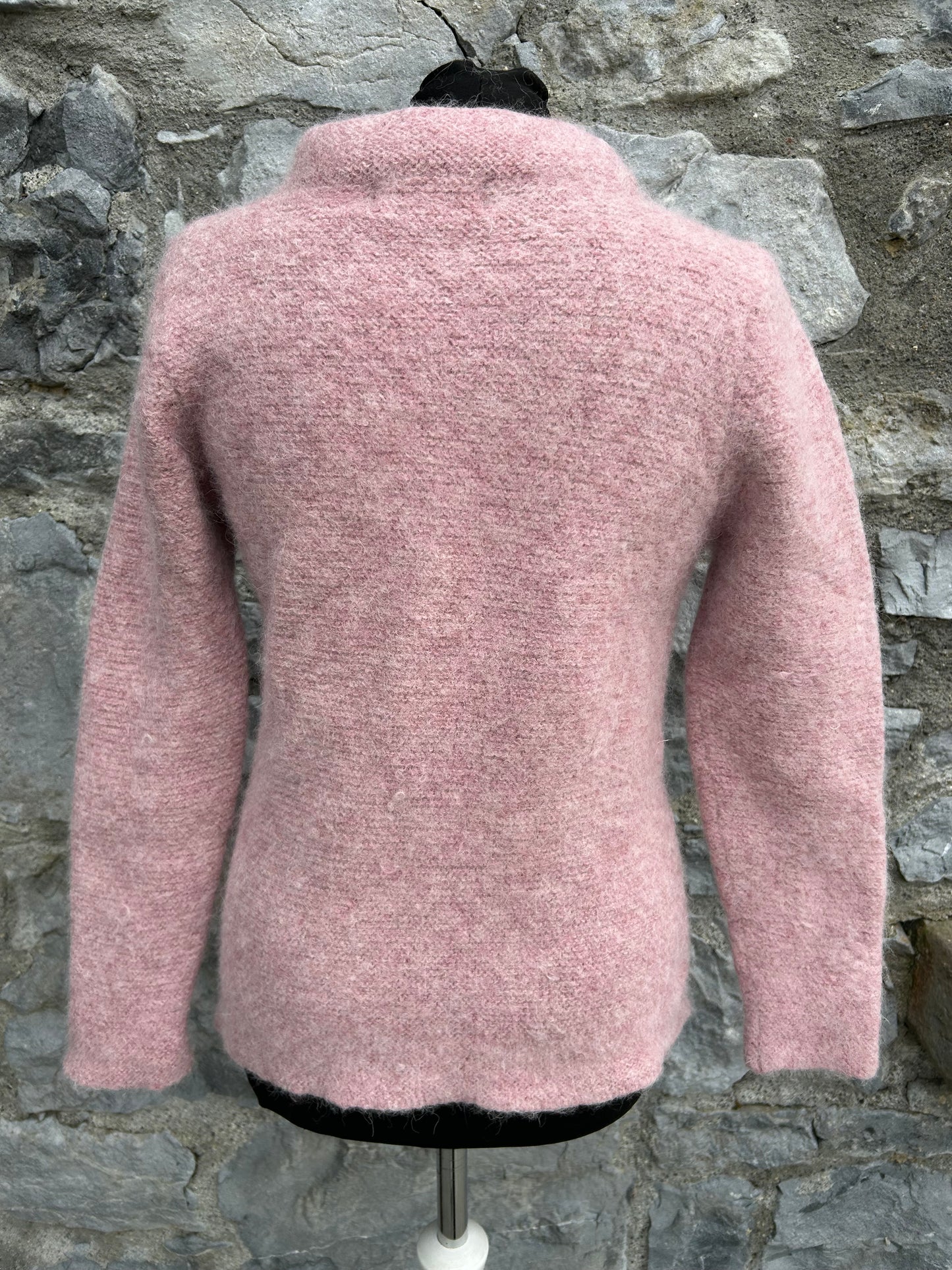 Pink hairy jumper uk 8