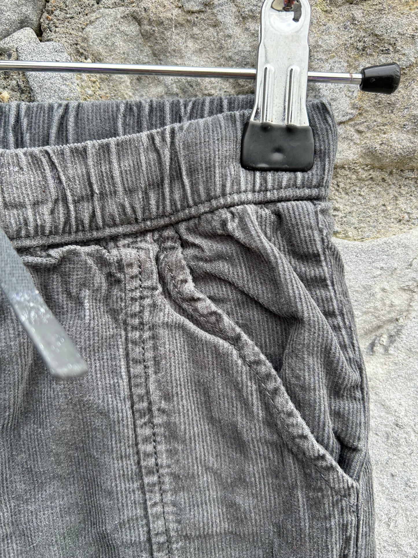 Grey lined cords  2-3y (92-98cm)