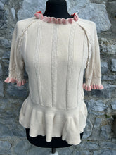 Load image into Gallery viewer, Beige knitted top uk 10
