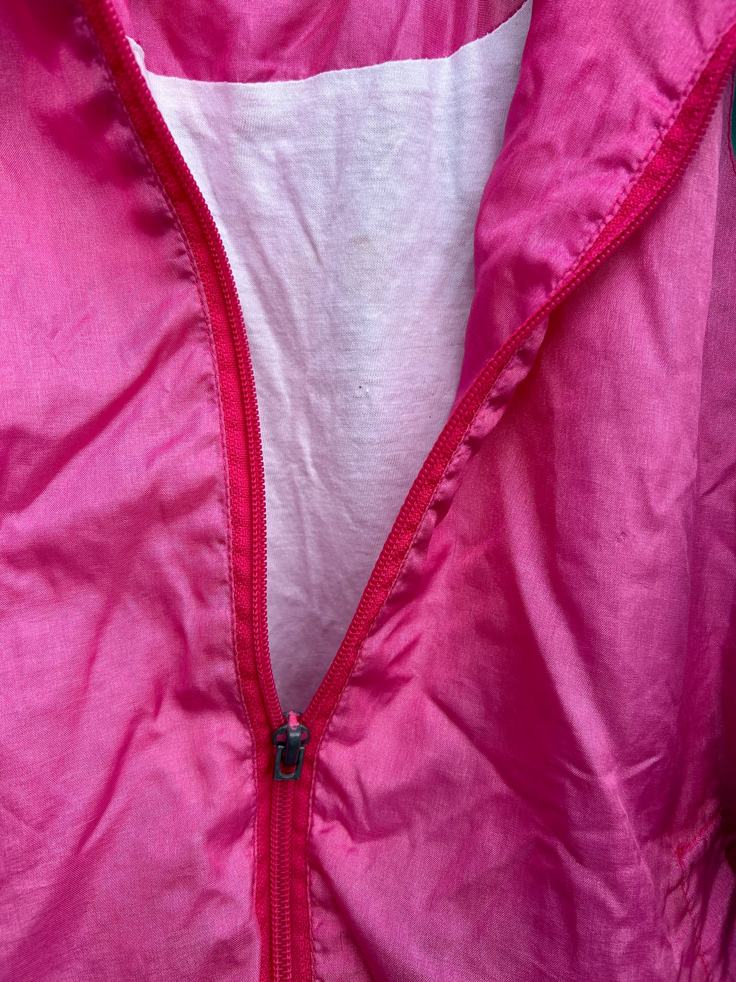 80s pink shell jacket 7-8y (122-128cm)