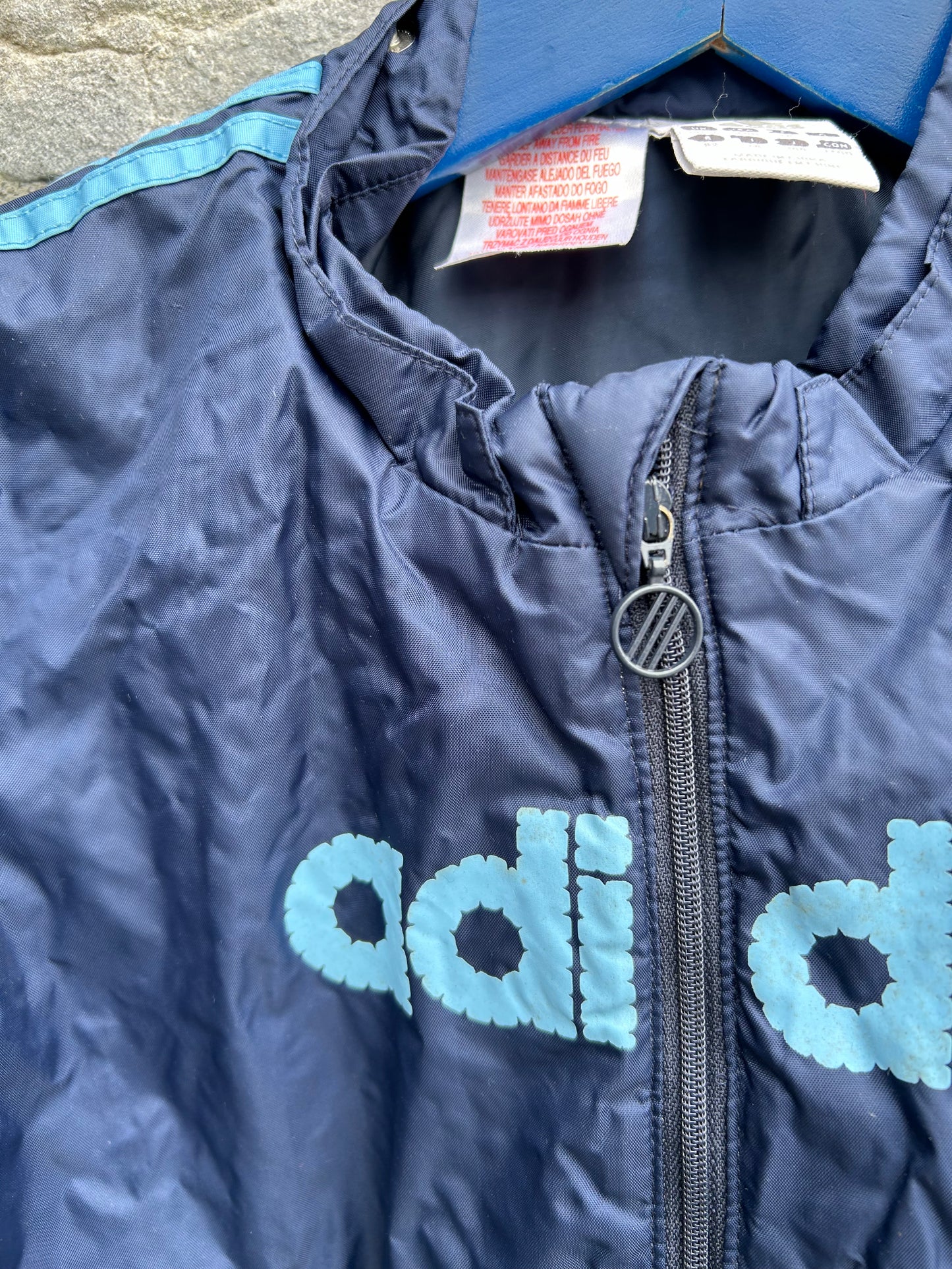 Y2K adidas navy pram suit  18-24m (86-92cm)