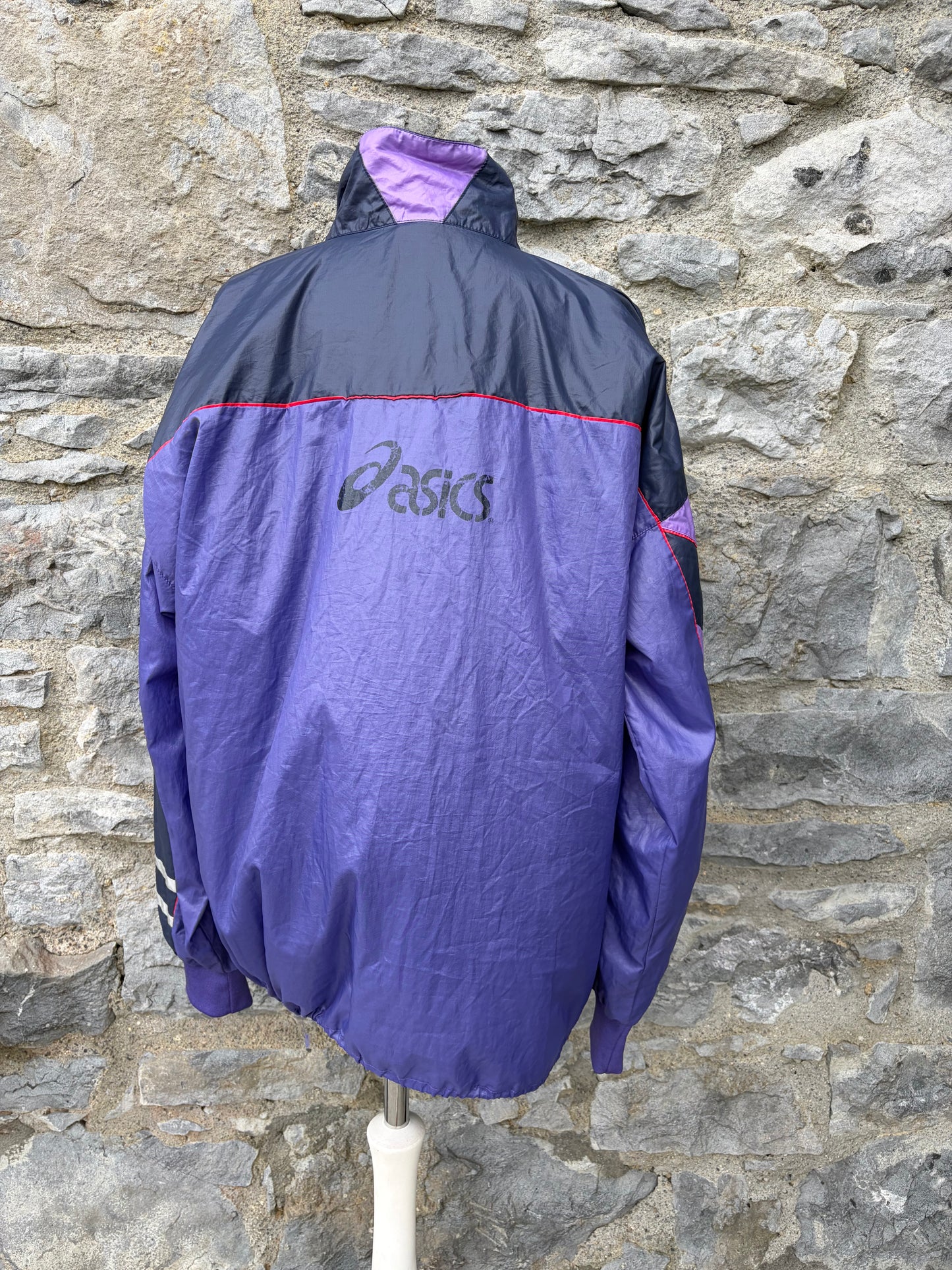 90s purple shell jacket Medium