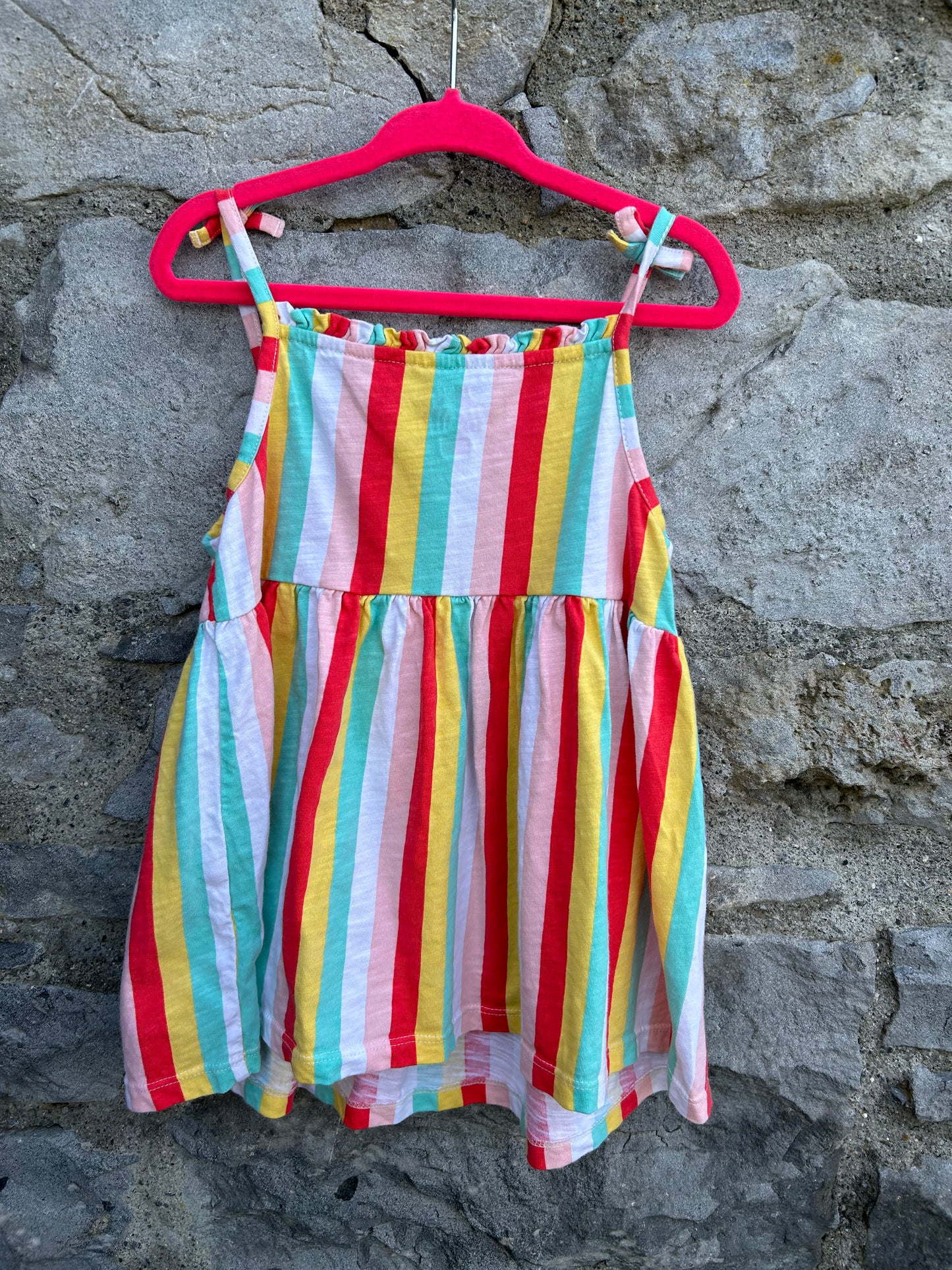 Rainbow stripes summer  top 5-6y (116cm)