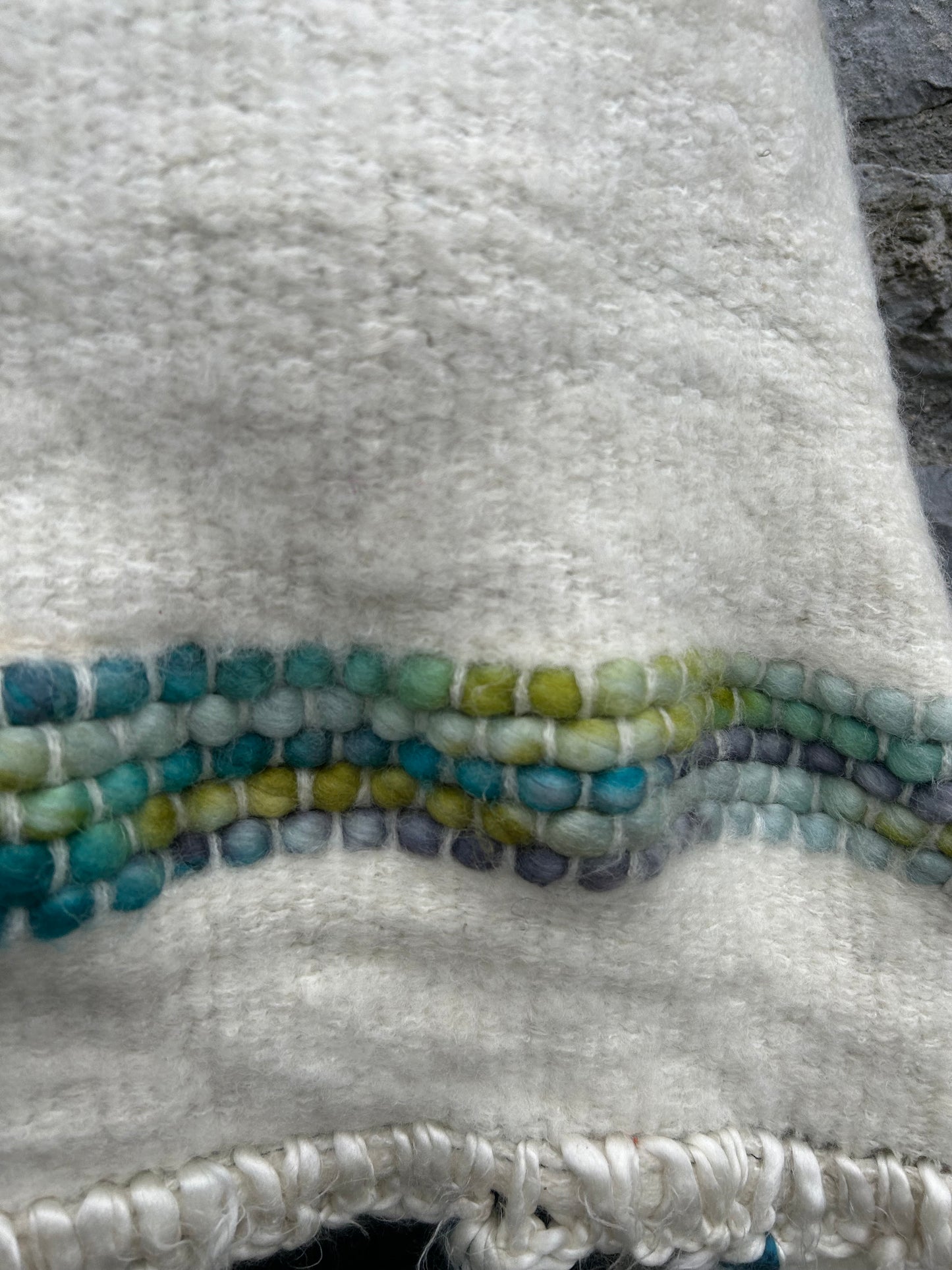 90s cream poncho uk 10-14