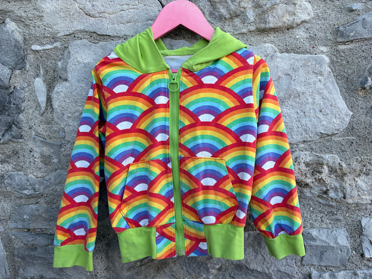 Rainbows hoodie  3y (98cm)
