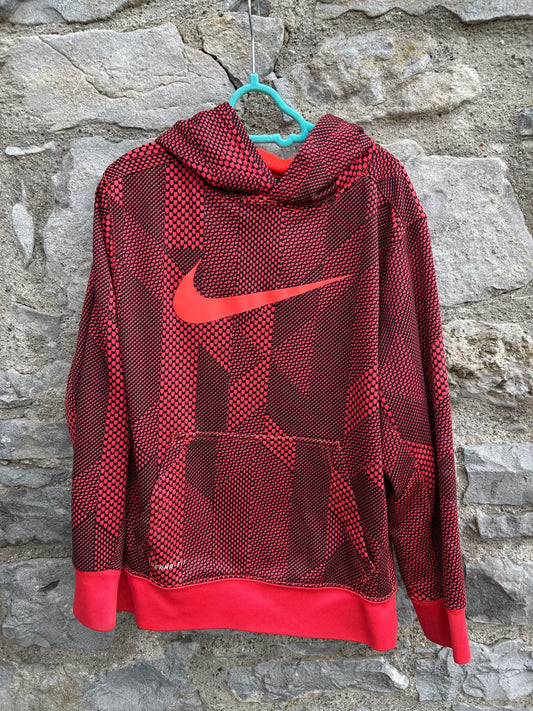 Therma-Fit Red Geometric Pattern hoodie  10y (140cm)