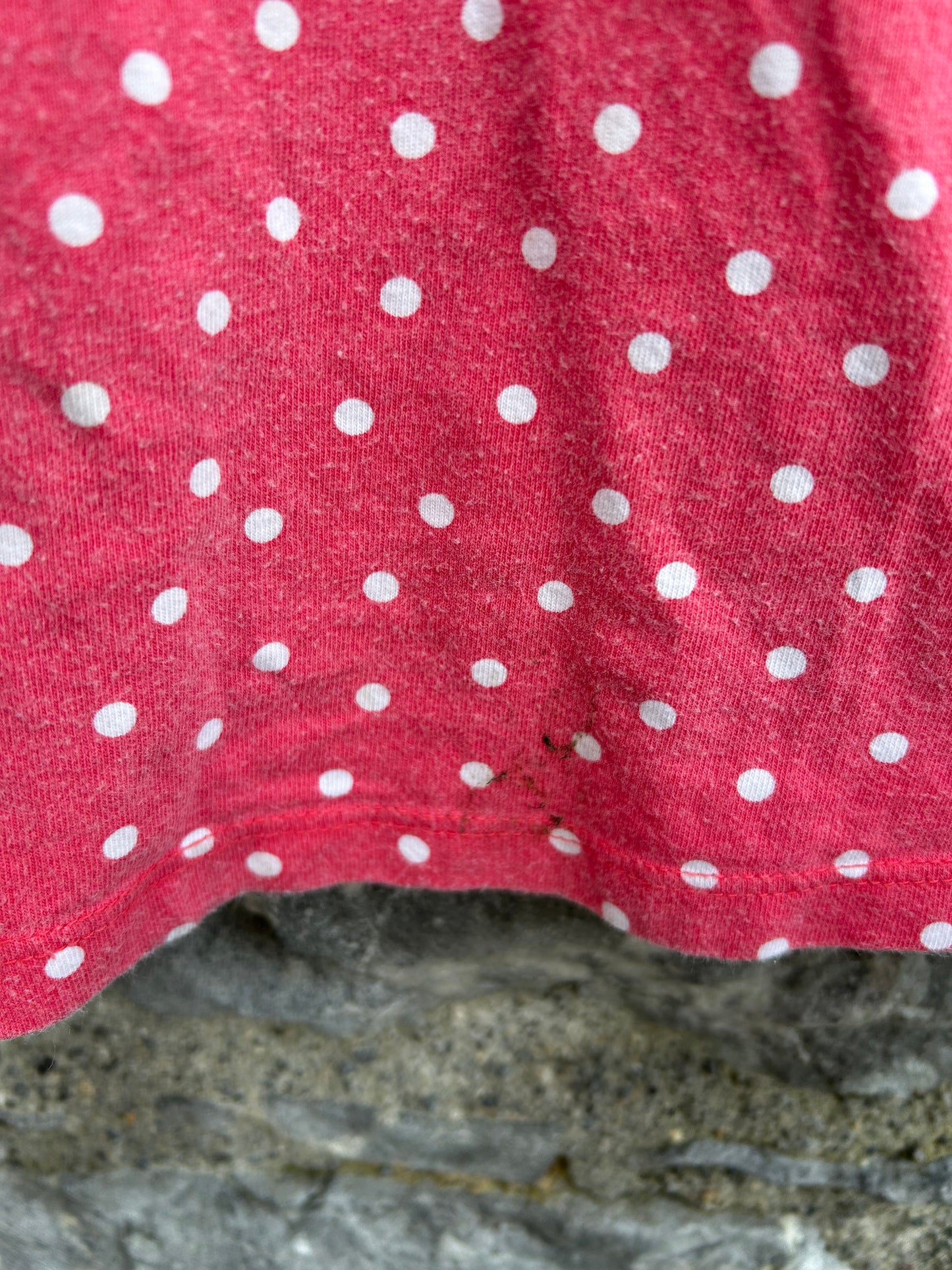 Pink polka dots mouse dress  3-4y (98-104cm)