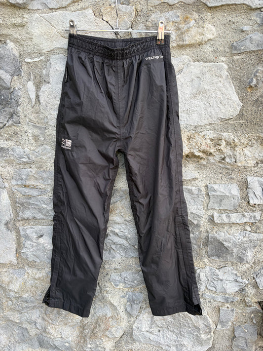 Black waterproof pants  5-6y (110-116cm)