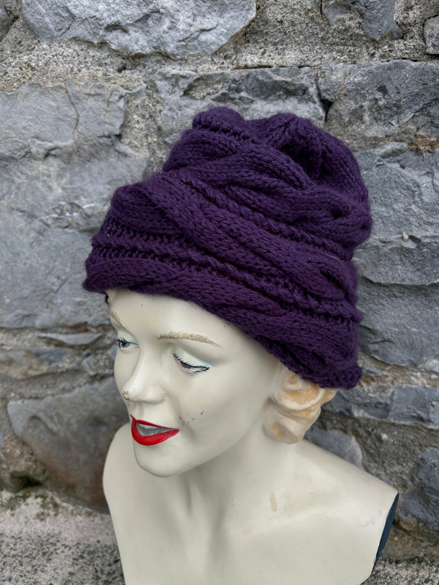 Purple hat