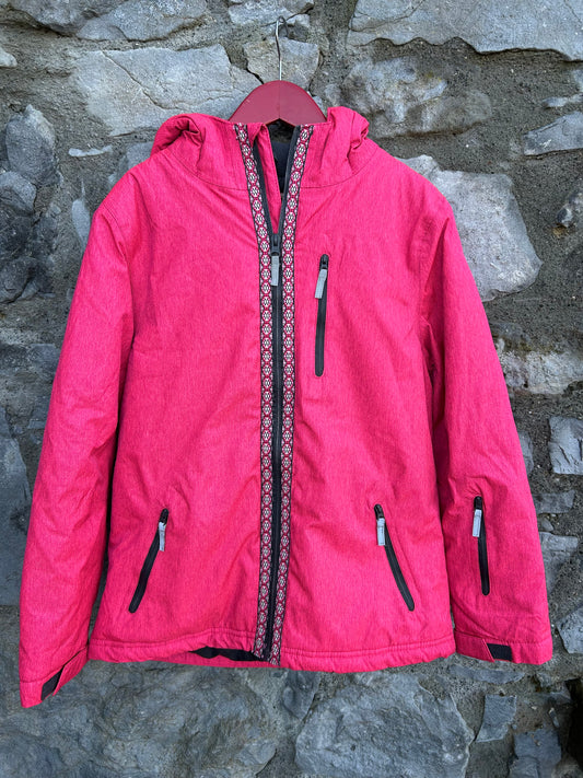 Pink winter jacket  11-12y (146-152cm)