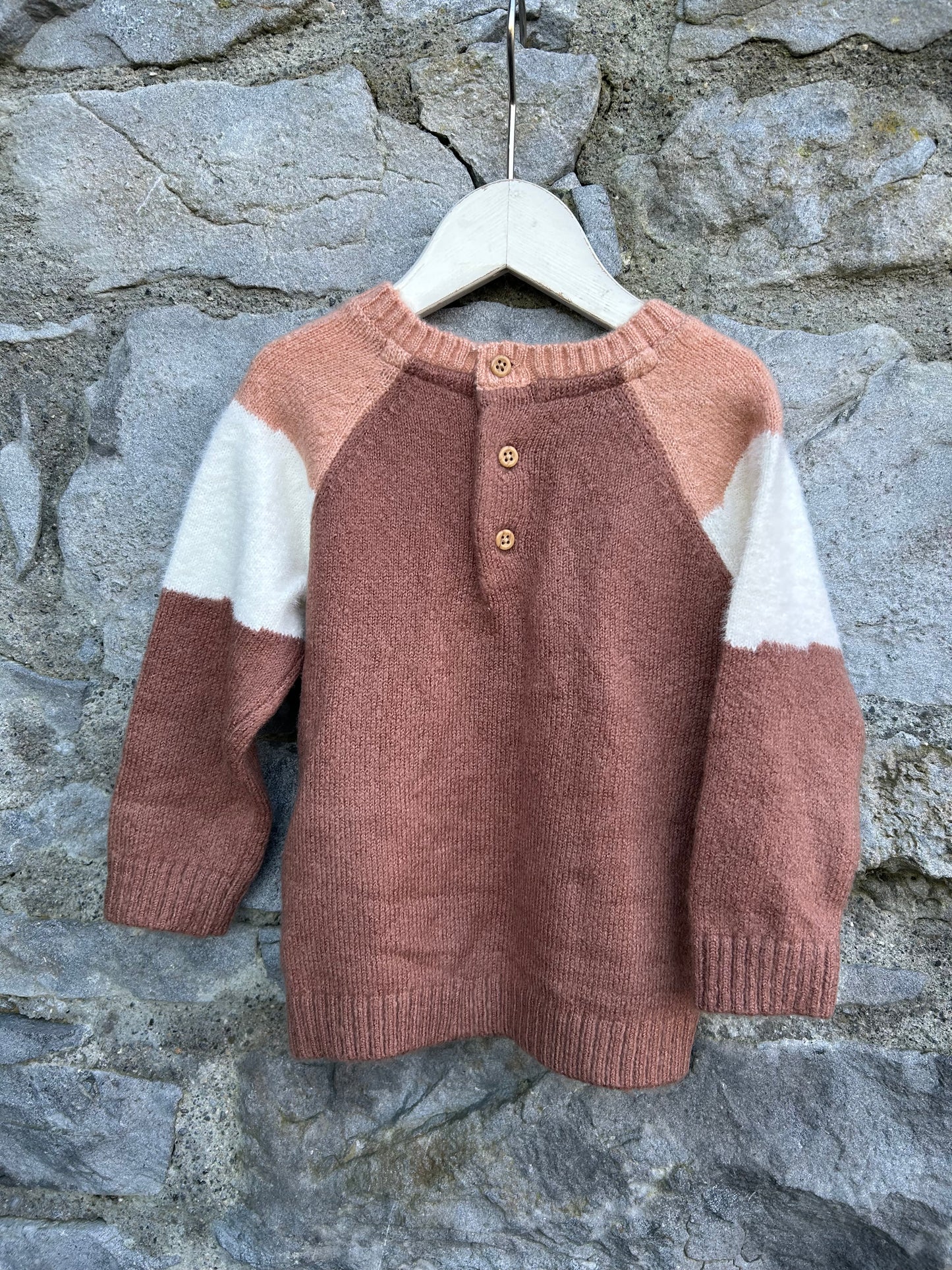 Brown fowl jumper 9-12m (74-80cm)