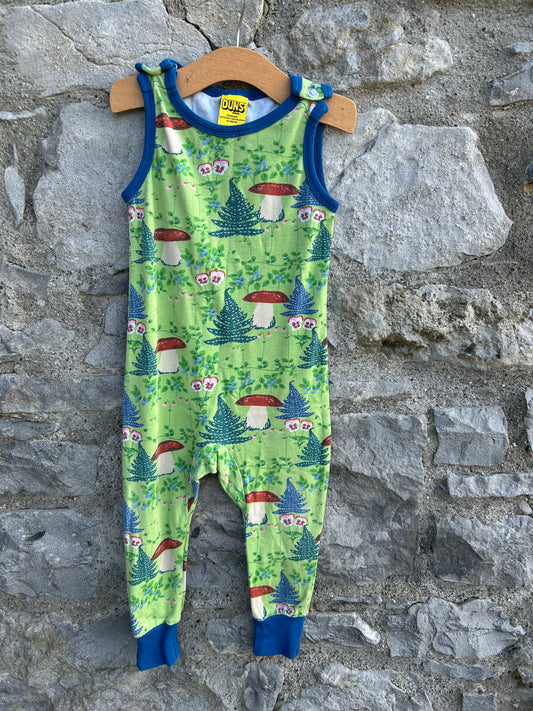 Dungarees Linnaea Jade Lime  12m (80cm)