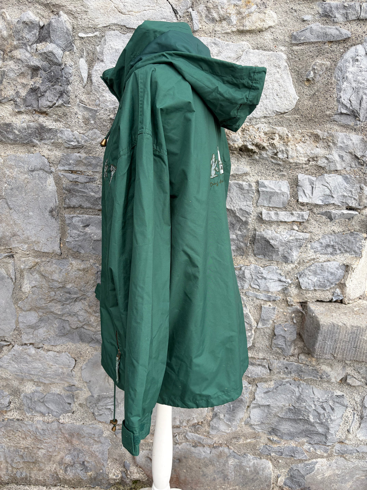 90s dog&cat house green jacket uk 16-18