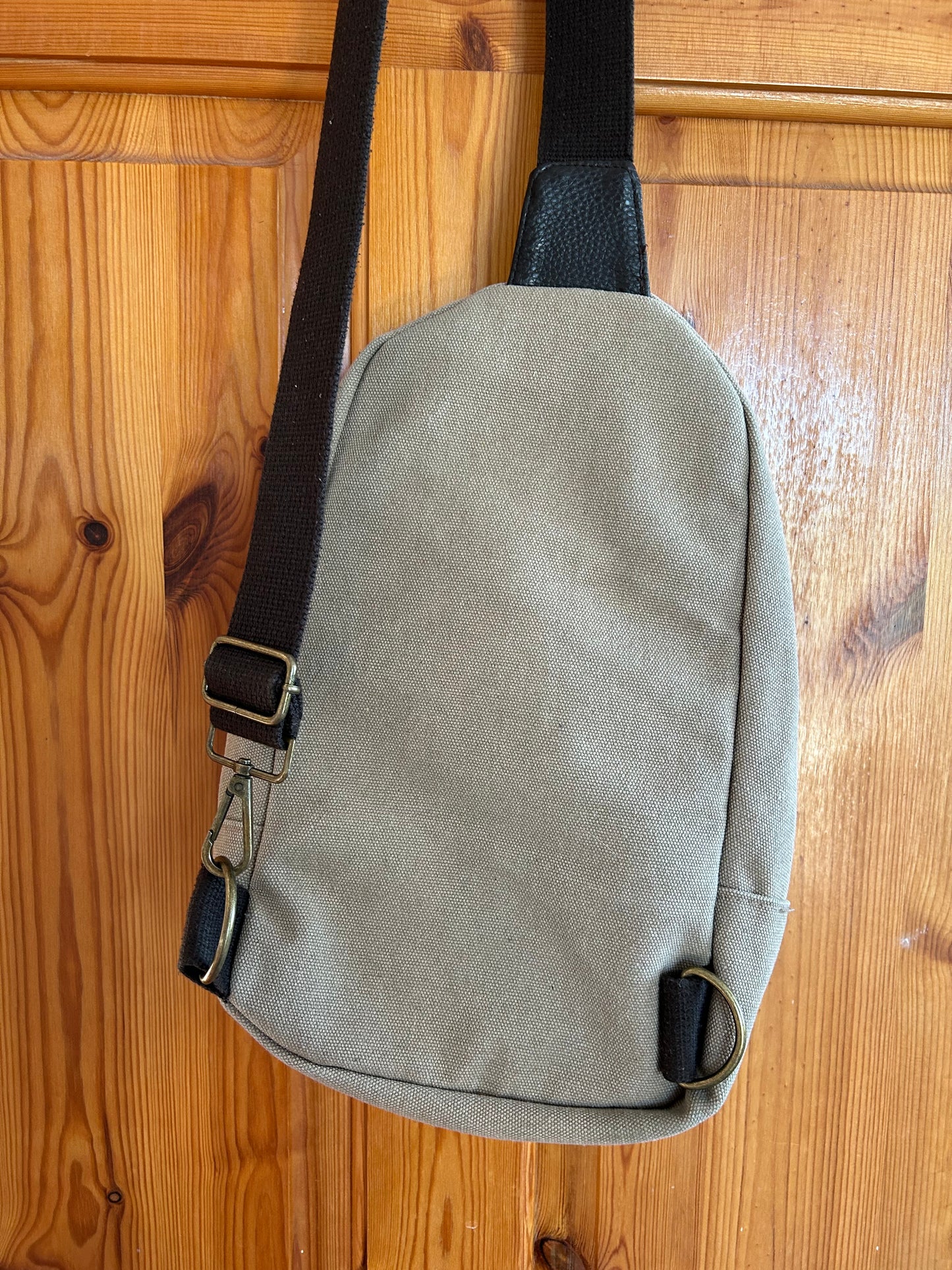 Beige Crossbody bag