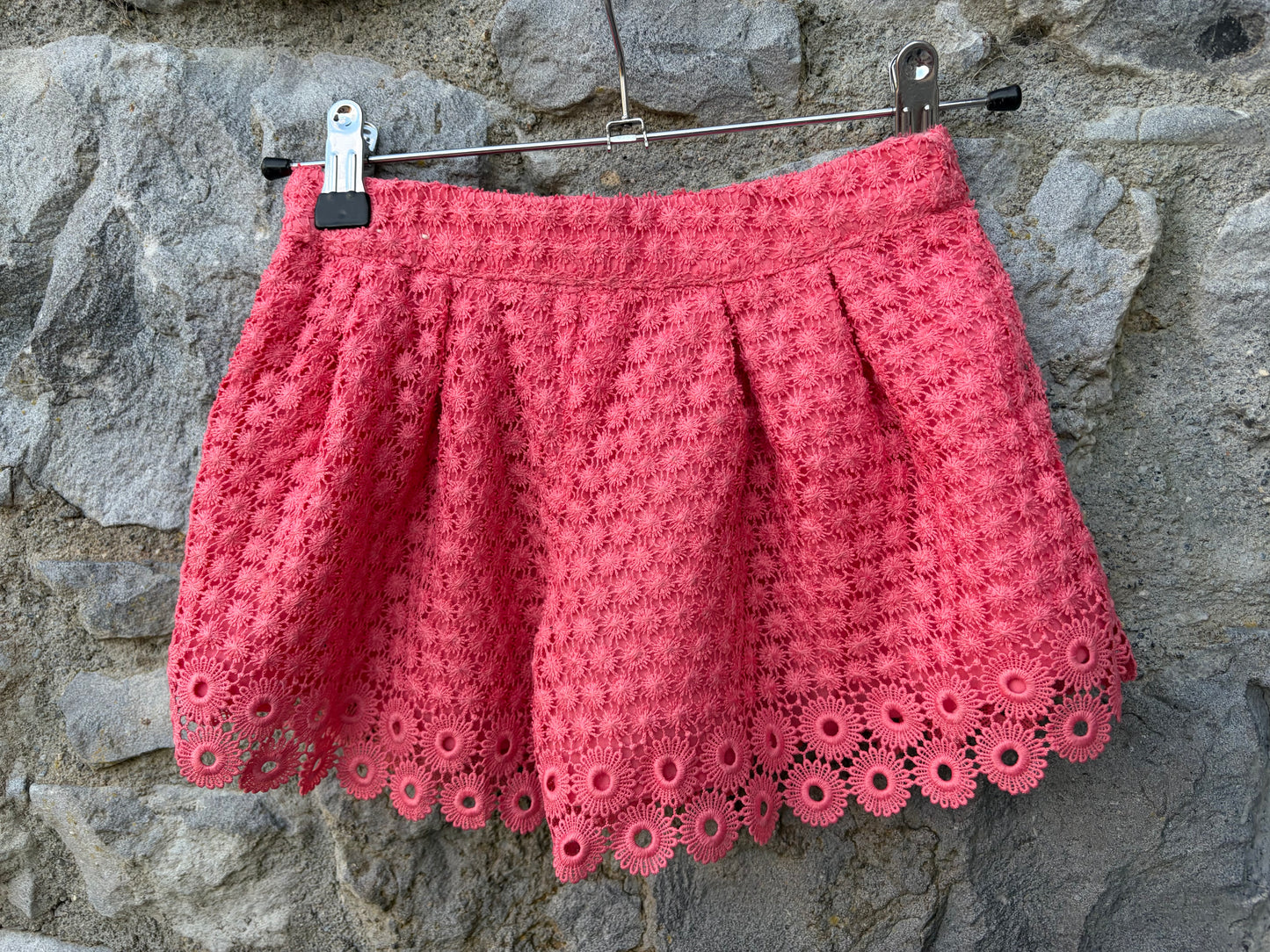 Coral lace shorts  4y (104cm)
