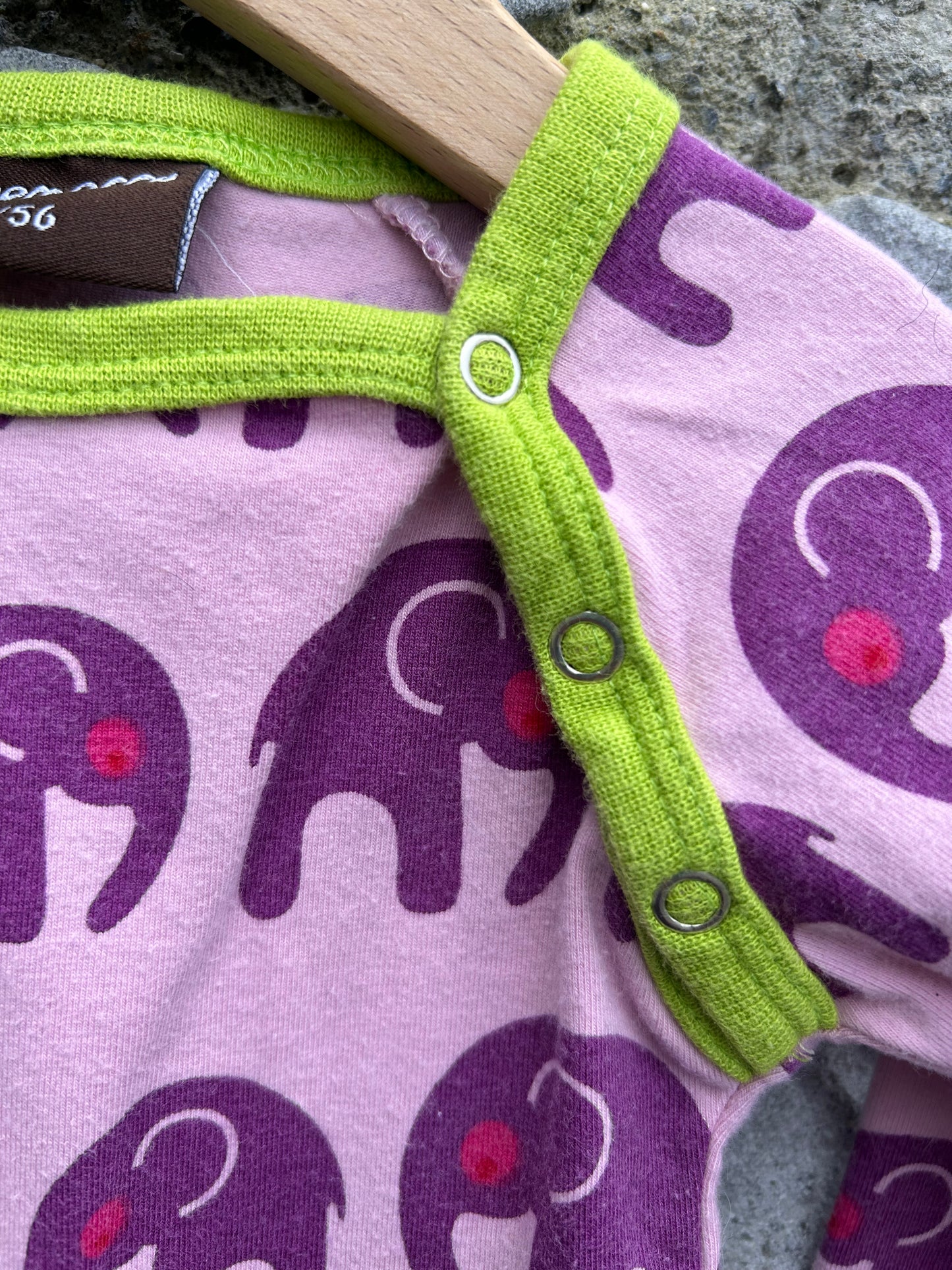 Pink elephants vest   0-1m (50-56cm)