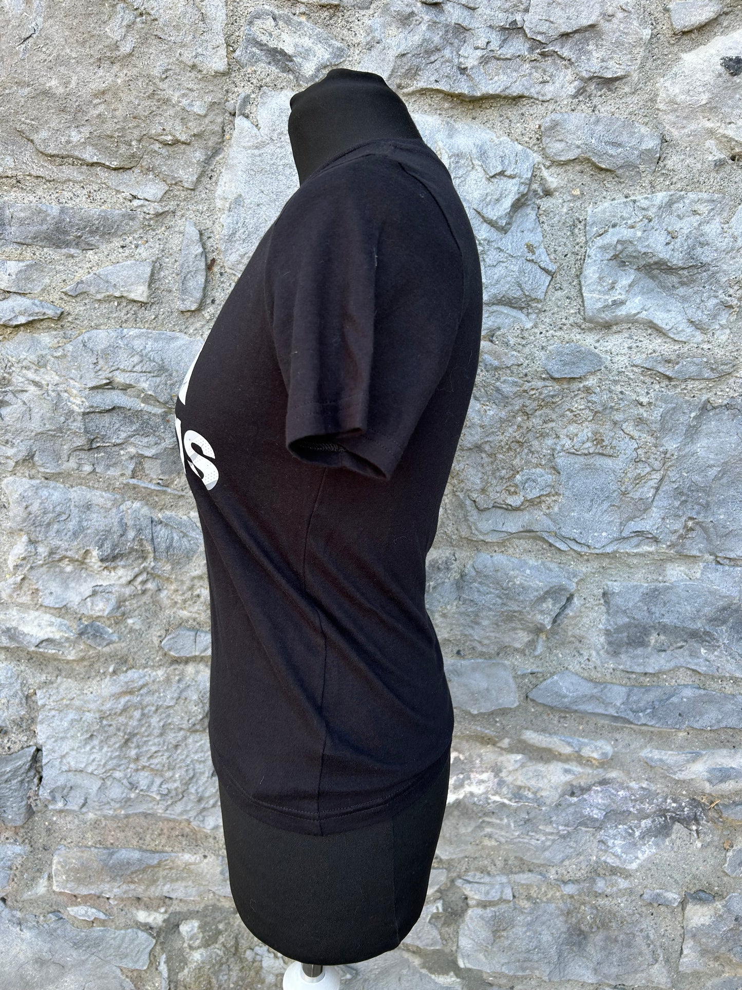 Black big Logo T-shirt uk 8