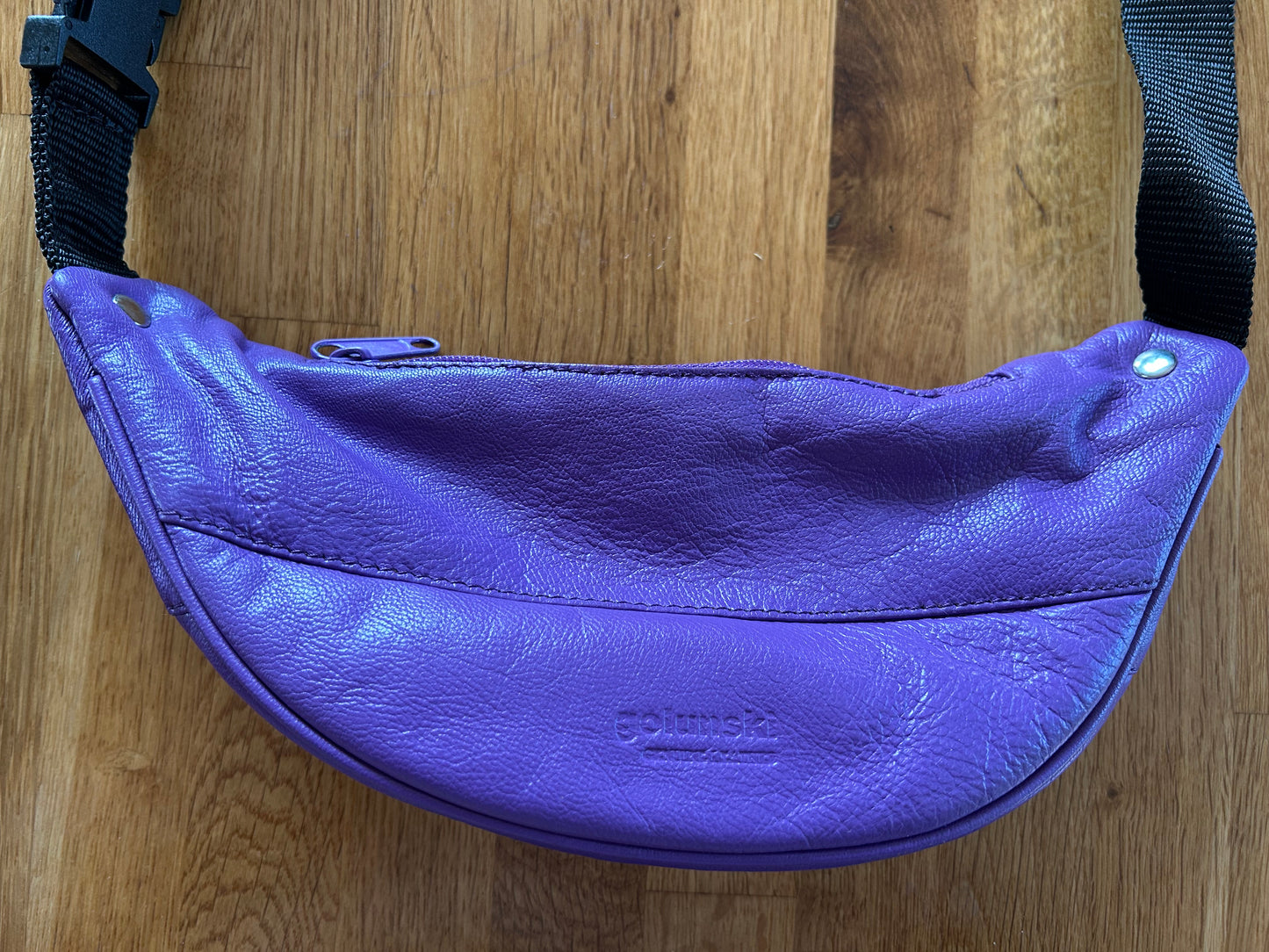 Purple bum bag