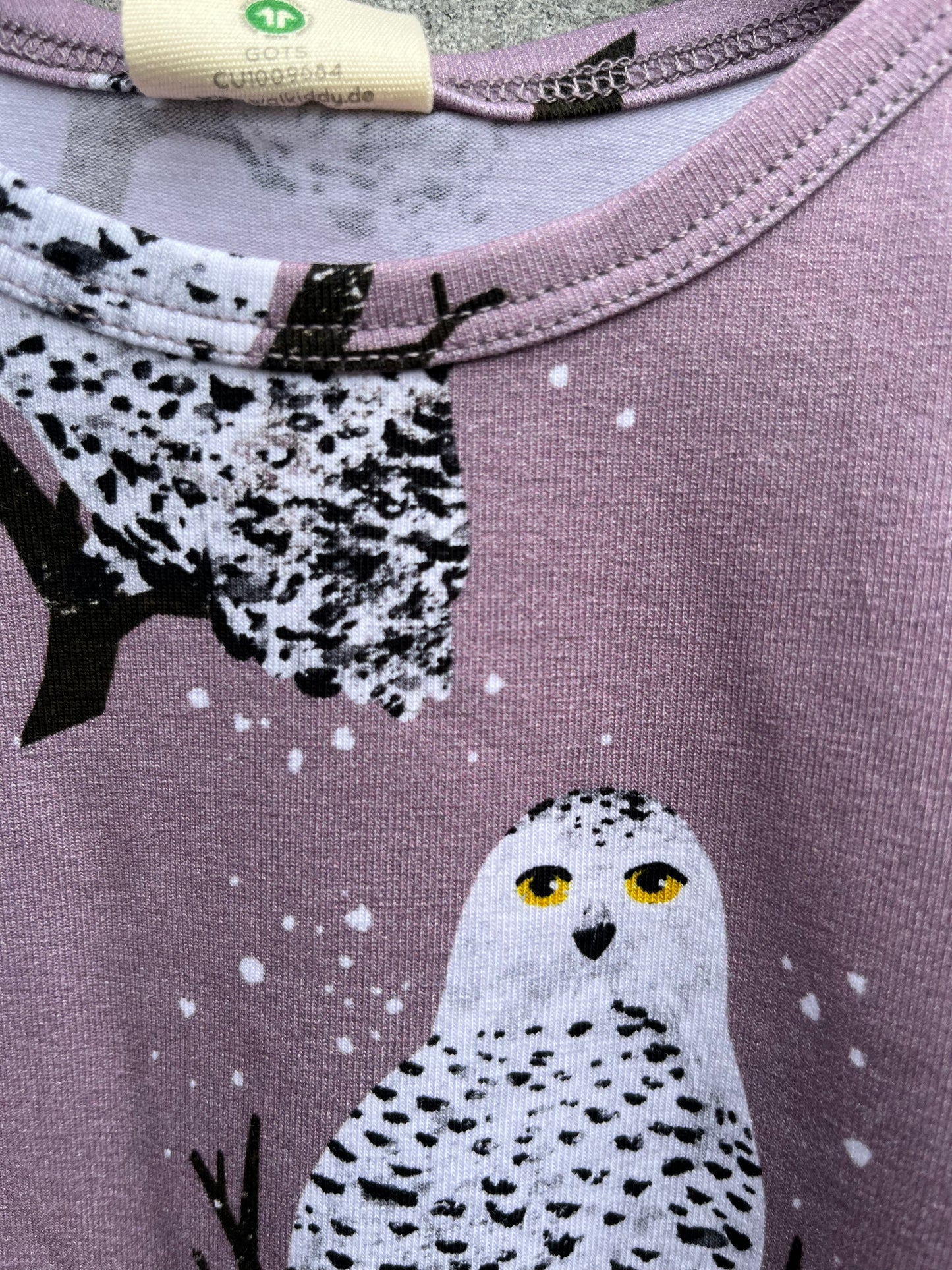 Snow owls top  3-4y (98-104cm)